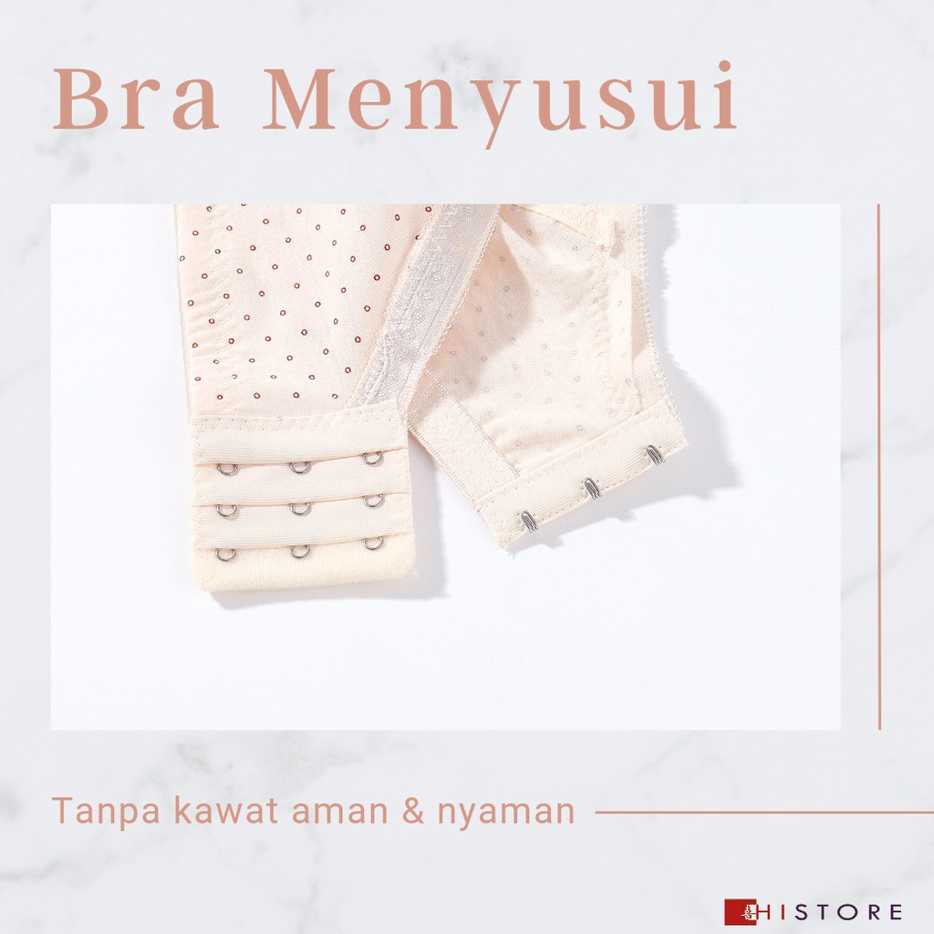 [HI] Bra Menyusui &amp; Wanita Hamil Busa Tanpa Kawat Gesper Depan 989 Bahan Premium