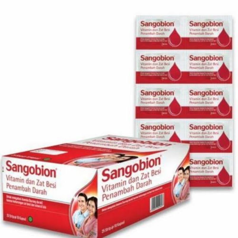 Sangobion 10s / Tablet Tambah Darah / Suplemen Tambah Darah / Mineral dan Vitamin