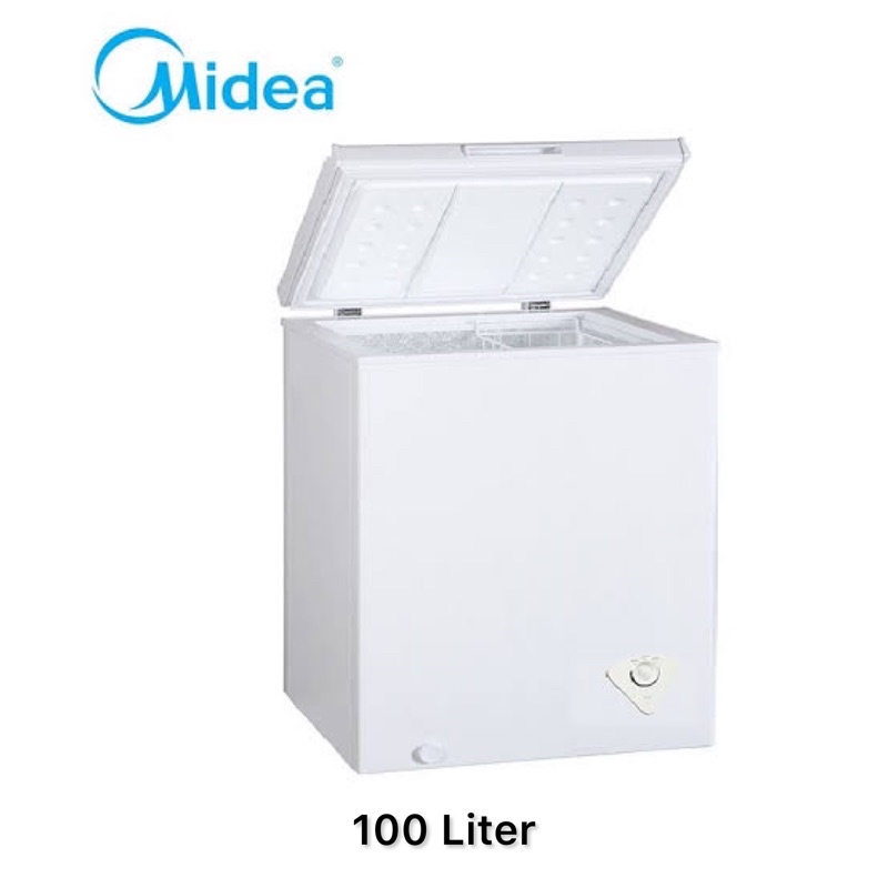 FREEZER BOX MIDEA HS 129C 100 Liter CHEST FREEZER COOLER BOX TERBARU