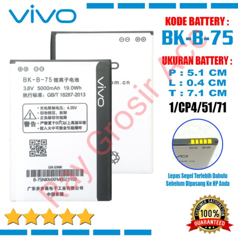 Baterai Original VIVO BK-B-77 Y28 Y628 Y928 Y31 Y28L BKB77