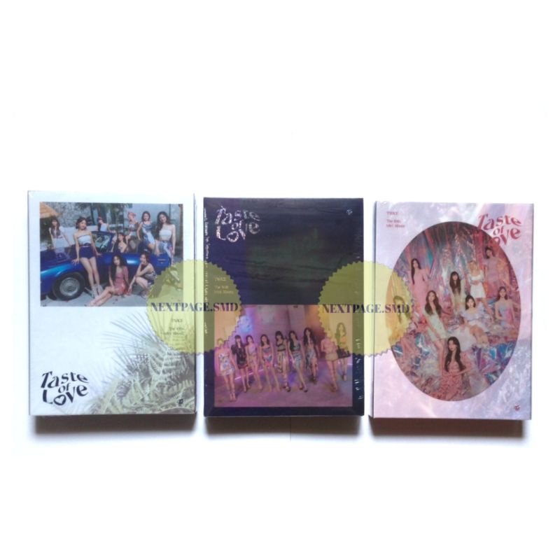 [READY STOCK] TWICE - TASTE OF LOVE SEALED with PO Benefit