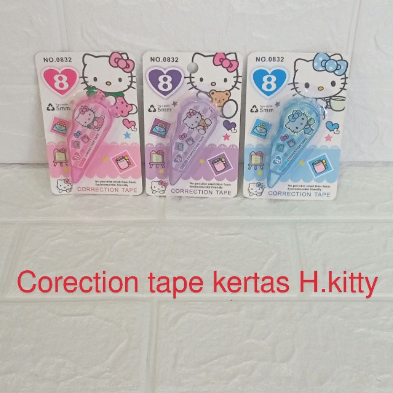 

Corection tape / Tip ex Kertas Fancy Hello kitty