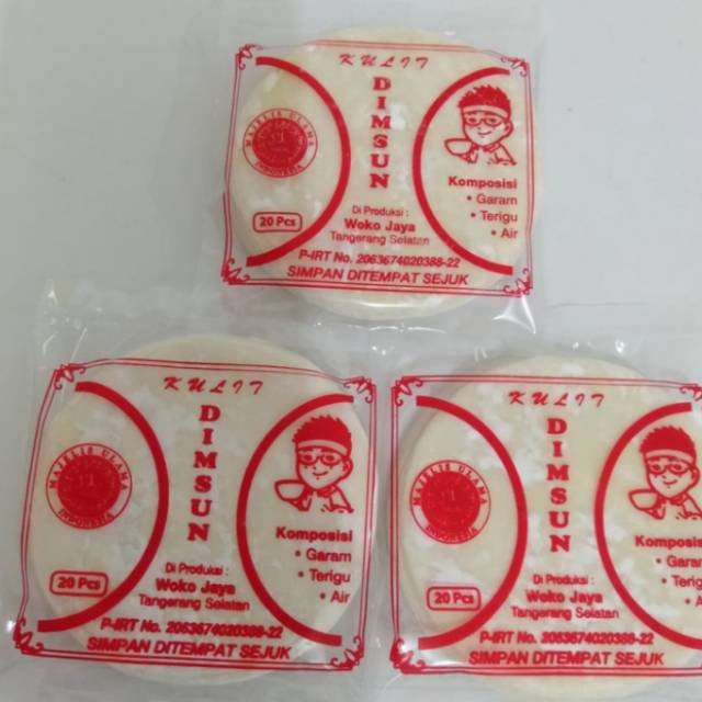 Kulit dimsum (10 cm )100%Halal, tipis, lembut,