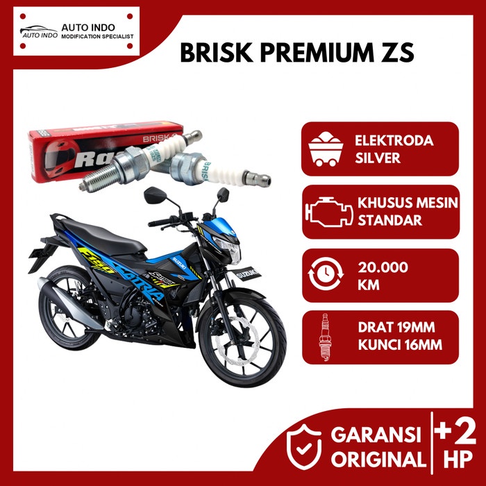 Busi Motor Suzuki Satria Fu Brisk Premium Zs Ar12Zs