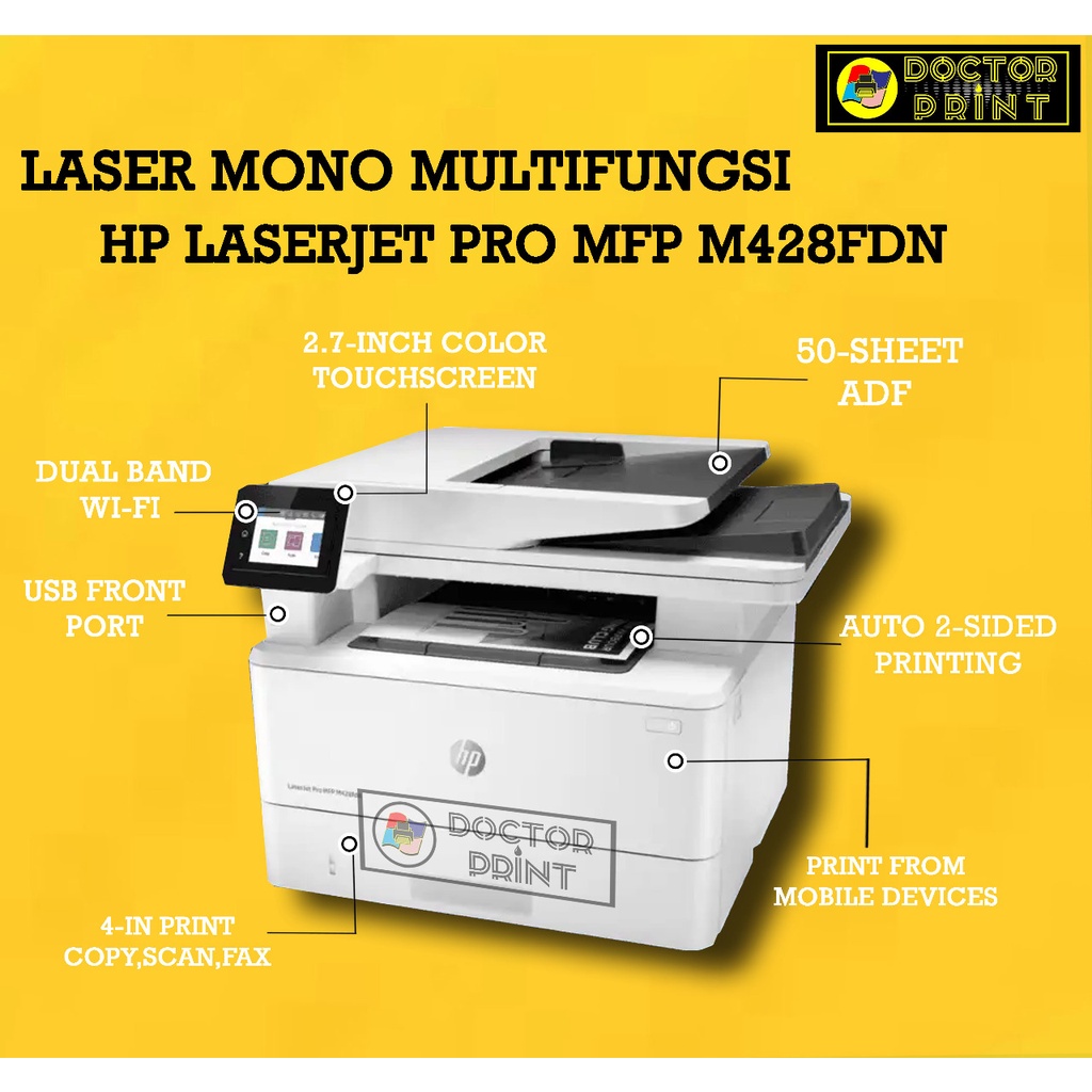 Jual Printer Laserjet Pro MFP M428FDN Shopee Indonesia