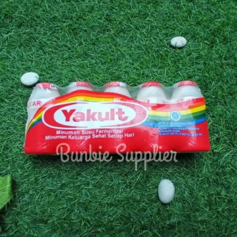 

Yakult Light Drink Baru Minuman Prebiotik 1pack isi 5pcs