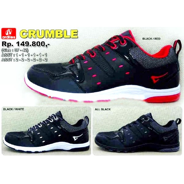 SEPATU HITAM SEPATU SEKOLAH SEPATU ARDILES CRUMBLE INFERNO SIZE37 SEPATU ARDILES OBRAL CUCIGUDANG MURAH HABISIN STOK