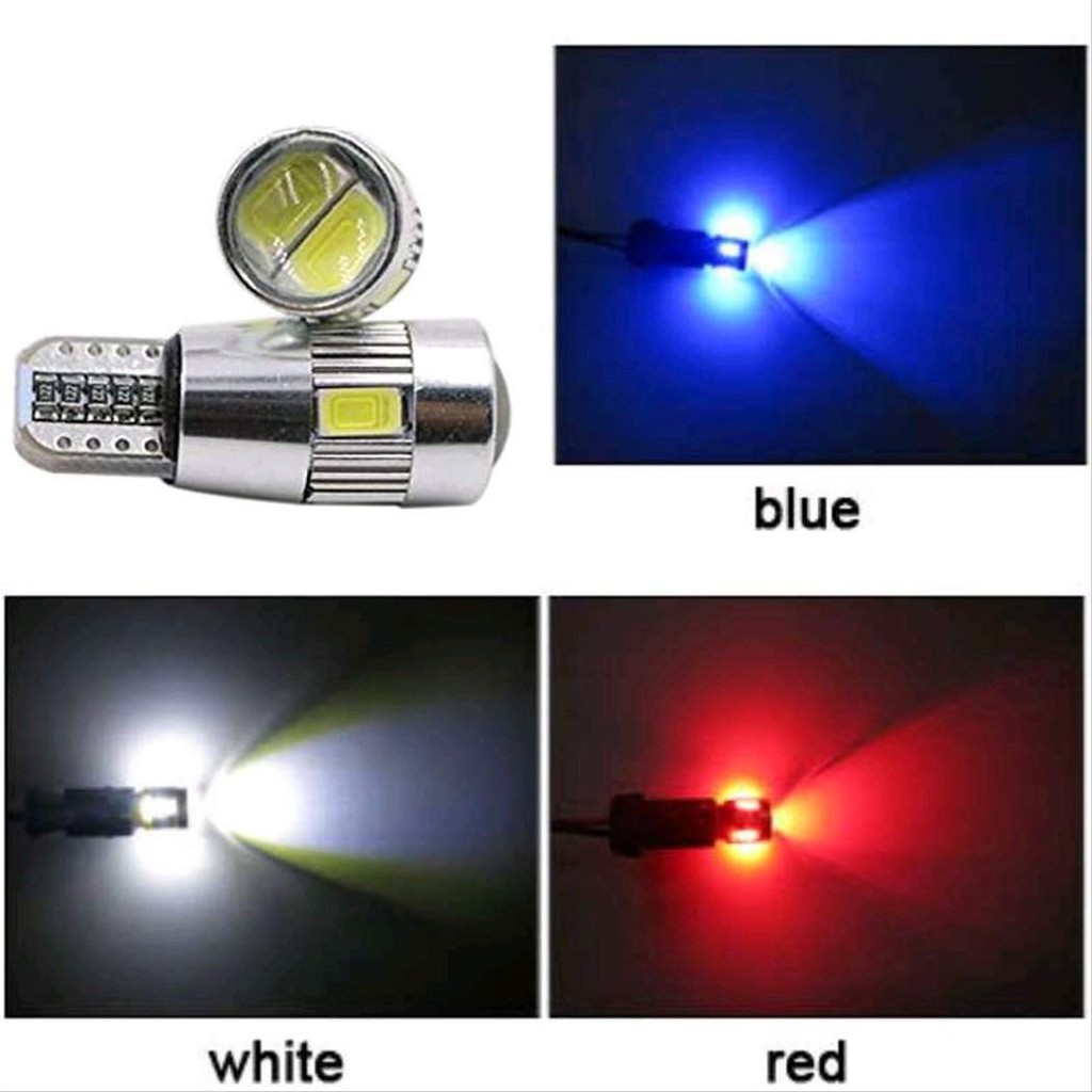 LAMPU LED MOBIL TIPE CANBUS T10 COB 5630 5730 10 MATA