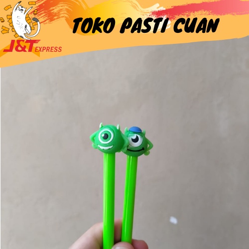

pulpen karakter monster inc Mike keperluan sekolah atk fancy bisa COD