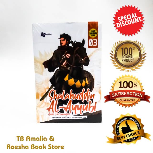 Buku Komik Shalahuddin Al Ayyubi Jilid 3 - Handri Satria dan Sayf Muhammad Isa