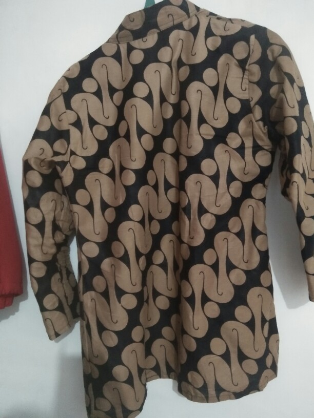 Bolero Batik Lawasan Coklat Blazer Kerja Batik Murah Atasan Batik Murah