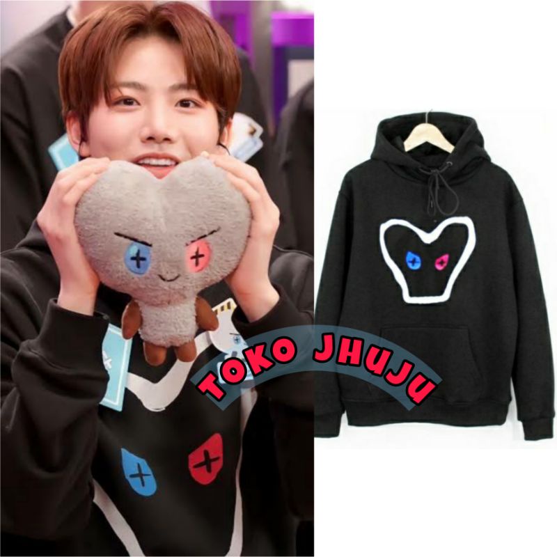 Hoodie Jumper Treasure Junkyu wears BonBon head print