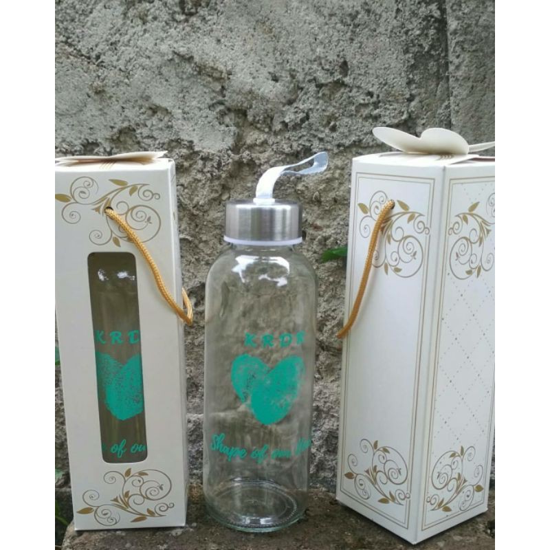 SOUVENIR PERNIKAHAN BOTOL KACA