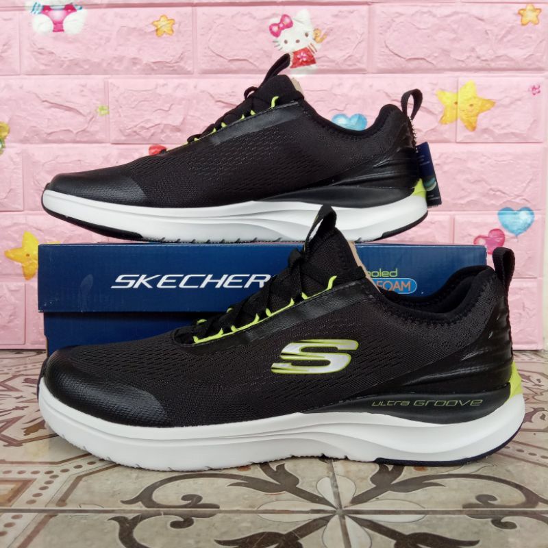 Sepatu Skechers Ultra Groove Zardov Running Cowok Sale / ukuran 45 insole 29cm