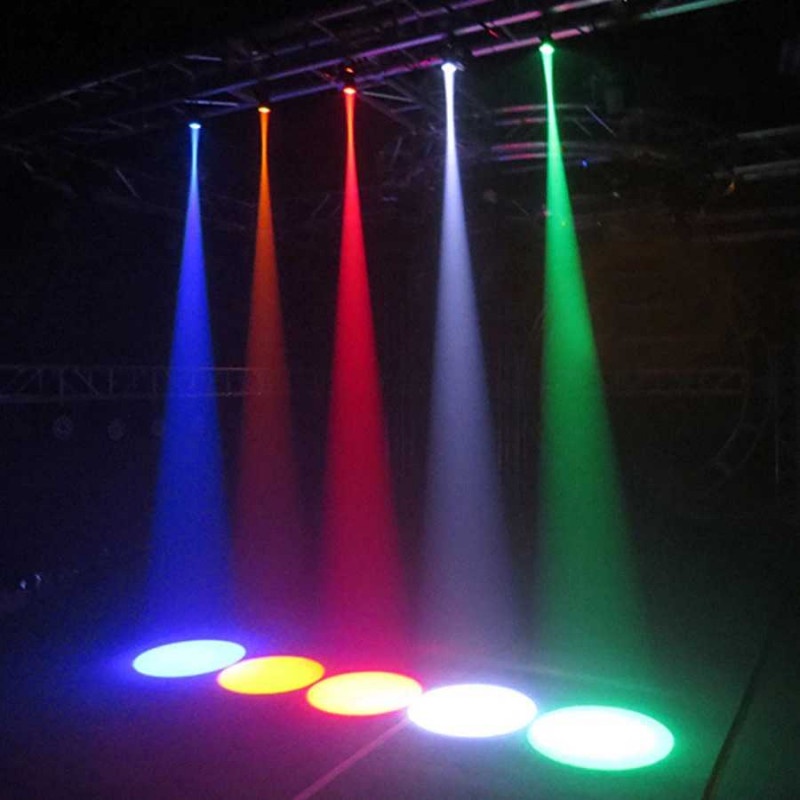 Lampu Sorot Panggung RGB LED Portable Spotlight Party Disco DJ 10W