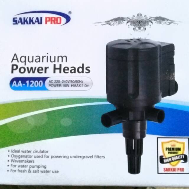 SIRKULASI AQUARIUM SAKKAI PRO 1200