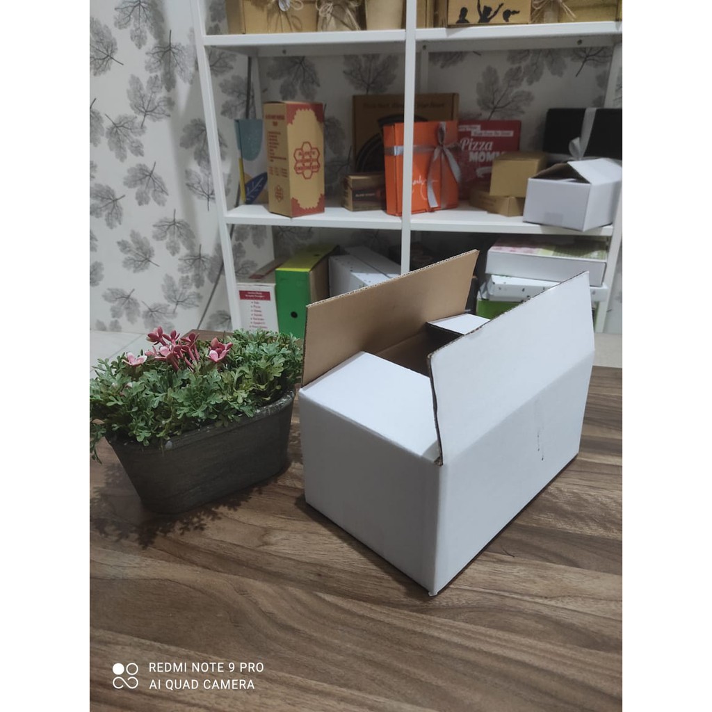 

Box 25x15x11 cm (Mutiara) Karton/kardus/packing/hampers/bucket