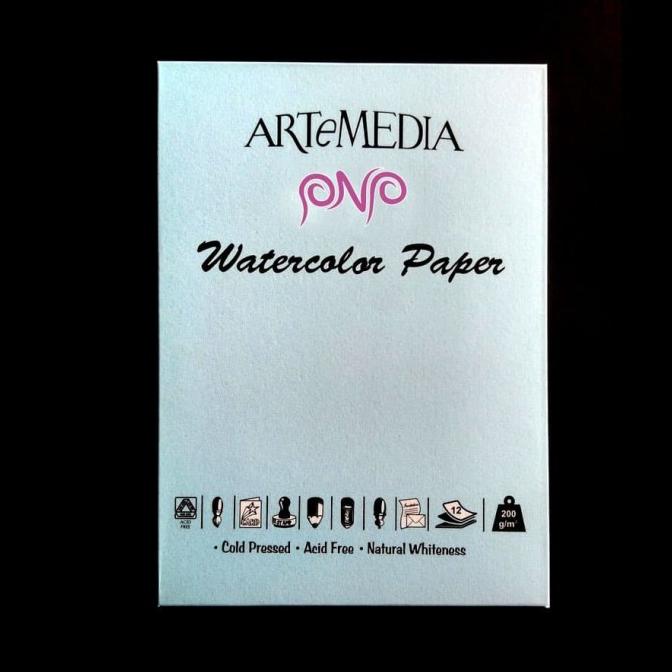 

(:(:(:(] Artemedia Watercolor Paper A6 Kertas Gambar Cat Air