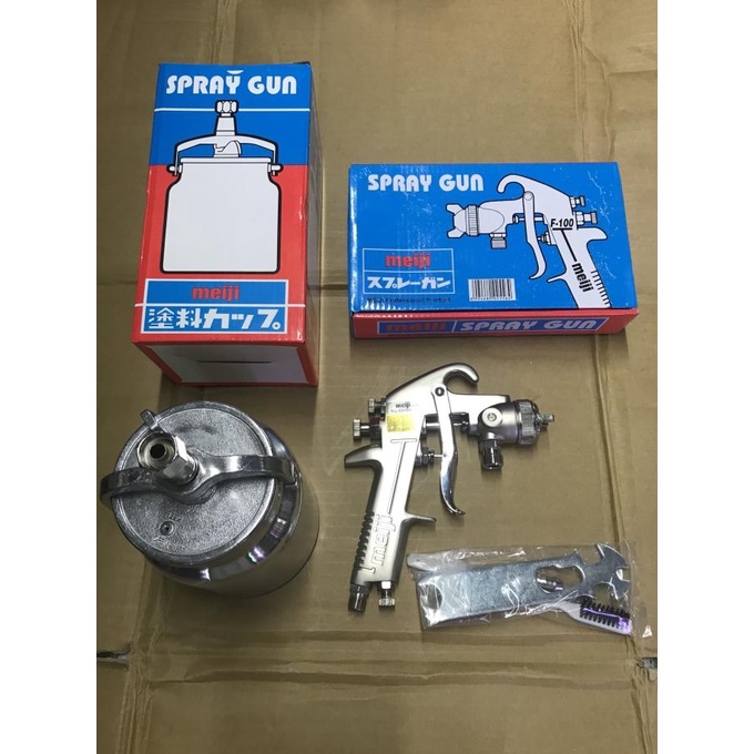 Spray Gun Meiji F100 Tabung Bawah / Alat Spray Gun Meiji F100 Termurah