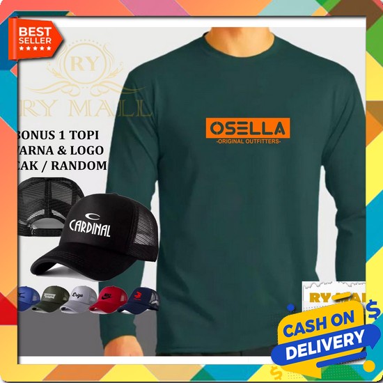 Promo Kaos Pria Kantor Motif Lengan Panjang Pendek Termurah Murah Over Kaos Panjang Osella Blok Ora