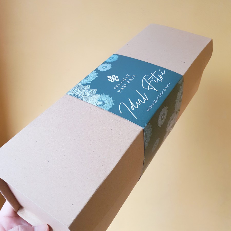 

(5 Pcs) Box Kue Bolu Gulung 30x10x10 cm Kotak Kemasan Dus Brownies Roll Cake Belt Idul Fitri Packaging Hampers