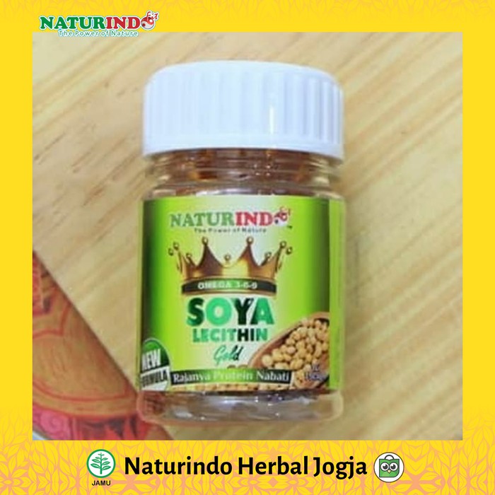 Obat Herbal SOYA LECITHIN GOLD Naturindo OMEGA 369 omg