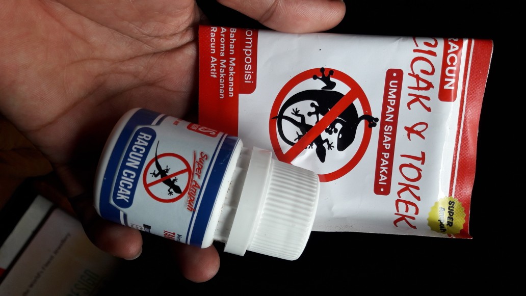 Racun Cicak & Tokek Pembasmi Super Ampuh Dan Tanpa Bau
