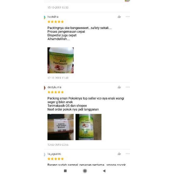 

Termurah Virgin Coconut Oil (1000 ml) / Minyak Kelapa Murni / VCO 1 Liter / VCO Kwalitas Super / Su