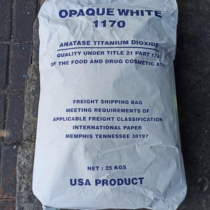 

TERBARU Opaque White / Titanium Dioxide / Titan / Pemutih Makanan 1Kg