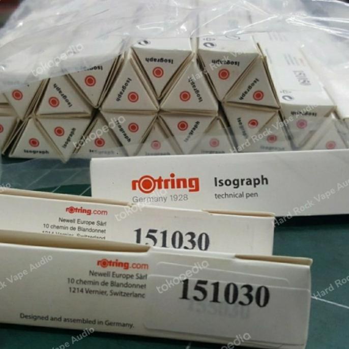 

Pulpen pen rotring isograph rapido barang baru stok baru