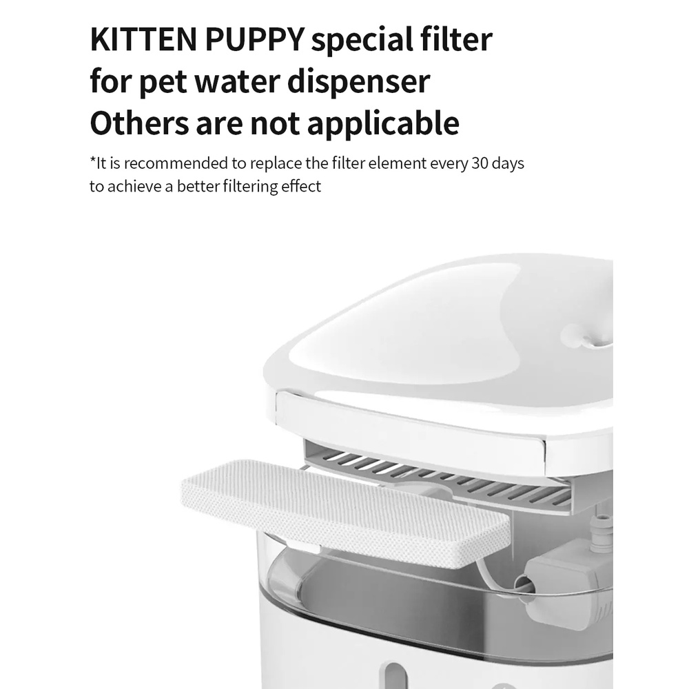 Xiaomi Set Filter Dispenser Air Minum Pengganti Dengan Selang Untuk Hewan Peliharaan