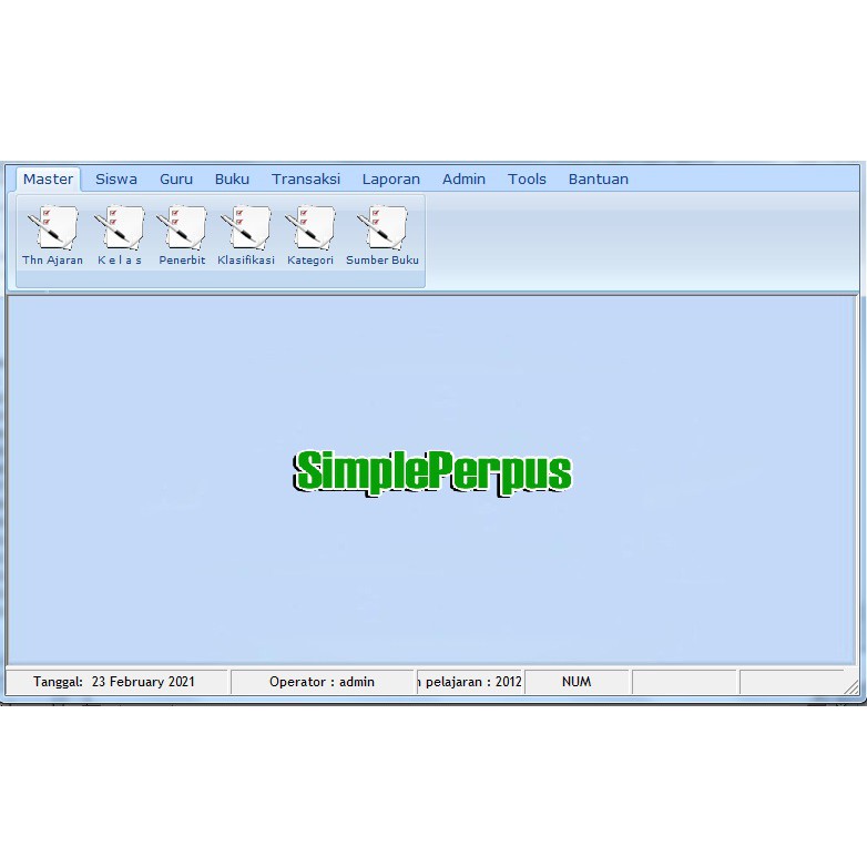 Aplikasi Perpustakaan full versi | sistem informasi perpustakaan