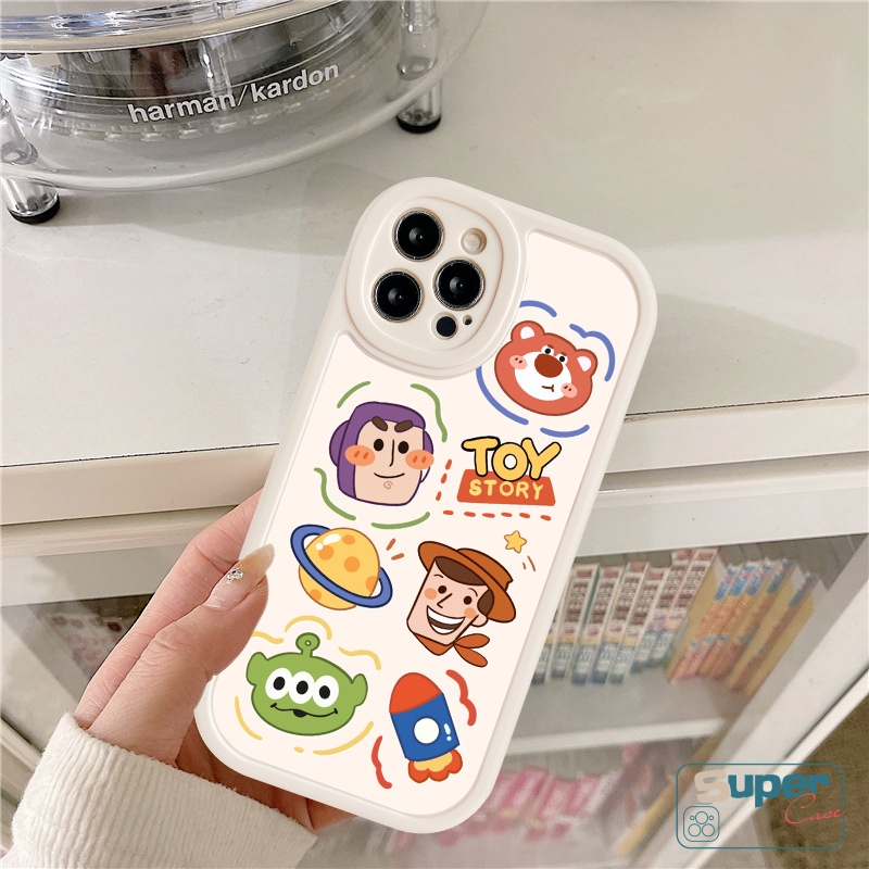 Casing Soft TPU Case Untuk Realme C53 C55 C21Y C30 8 10 PRO+8i 9i C15 C25 C12 C25Y C31 C35 C25s C11 GT C20A C3 C21 C17 C20 8Pro 6i 5i 6 5s 5 6s Kartun Mainan Lucu Cover Belakang Story