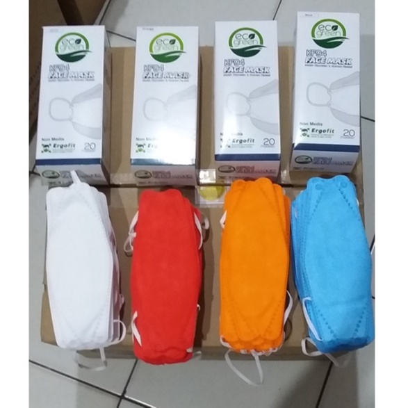 masker face mask kf94 tebal isi20pc