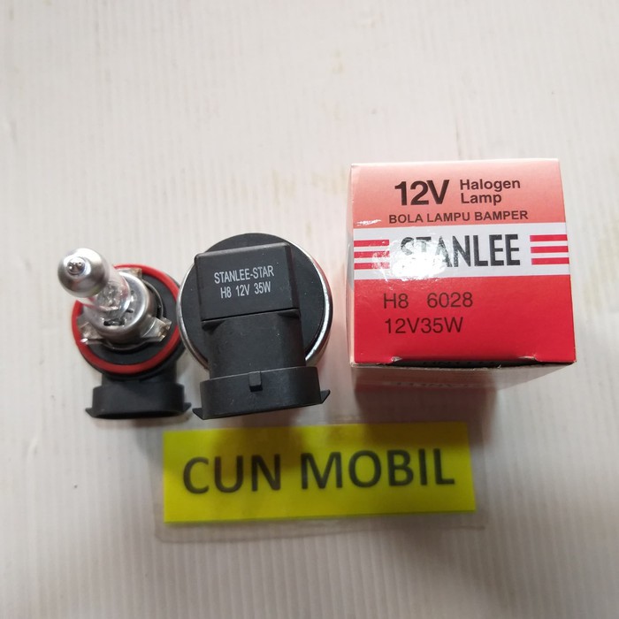 Bohlam halogen H8 12V 35W Stanlee Star SUNMOBIL