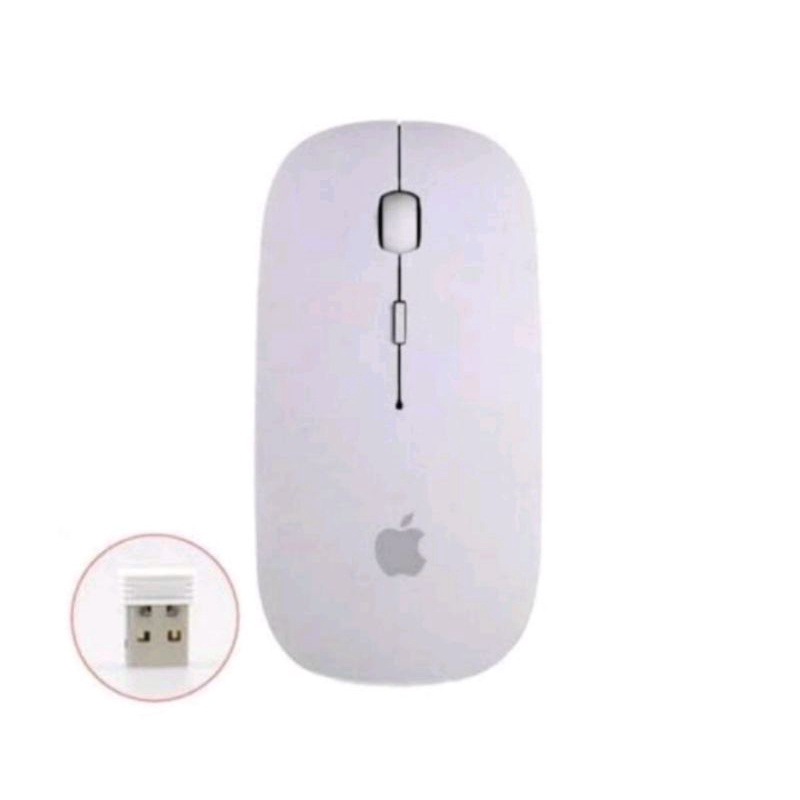MOUSE WIRELESS APPLE AP-01 SLIM 2.4GHz FOR MACBOOK LAPTOP NOTEBOOK-4