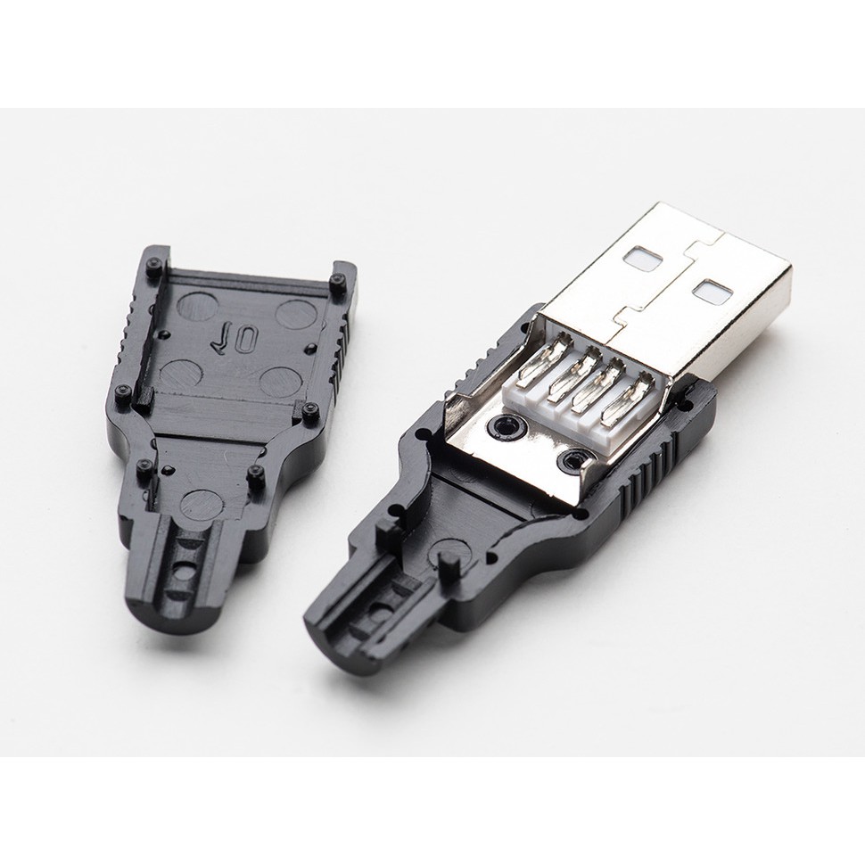 Soket USB kosong tipe jantan USB socket connector male plug