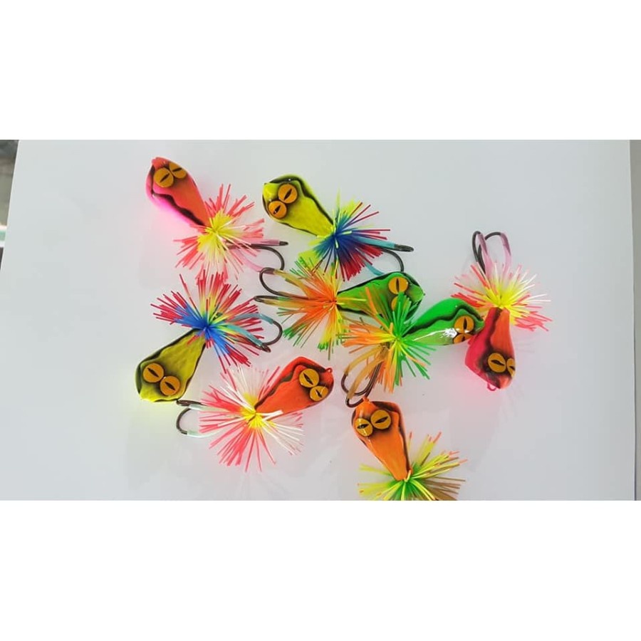 Umpan Casting Jaws Jump Frog Bahan Dari Kayu Pilihan
