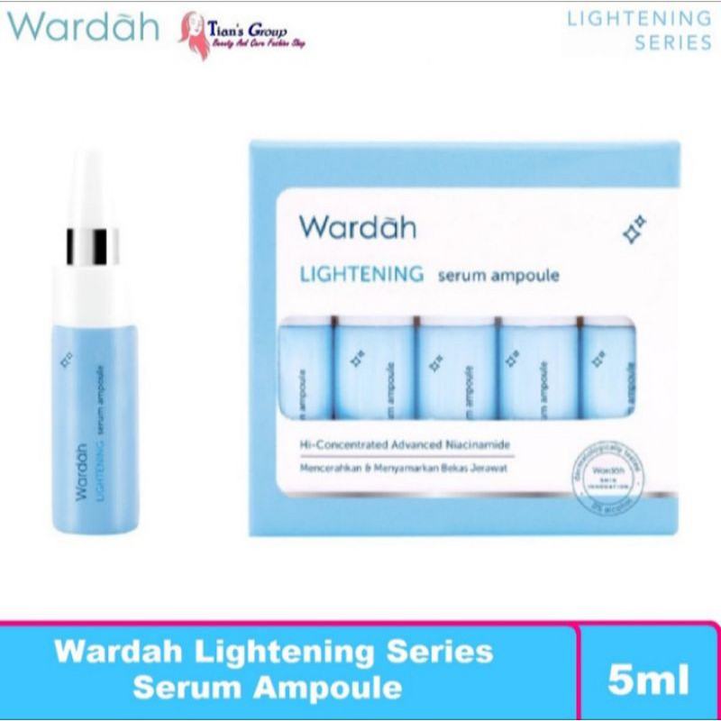 Essence Wardah Lightening Series Serum Wajah Ampoule 5ml Ori