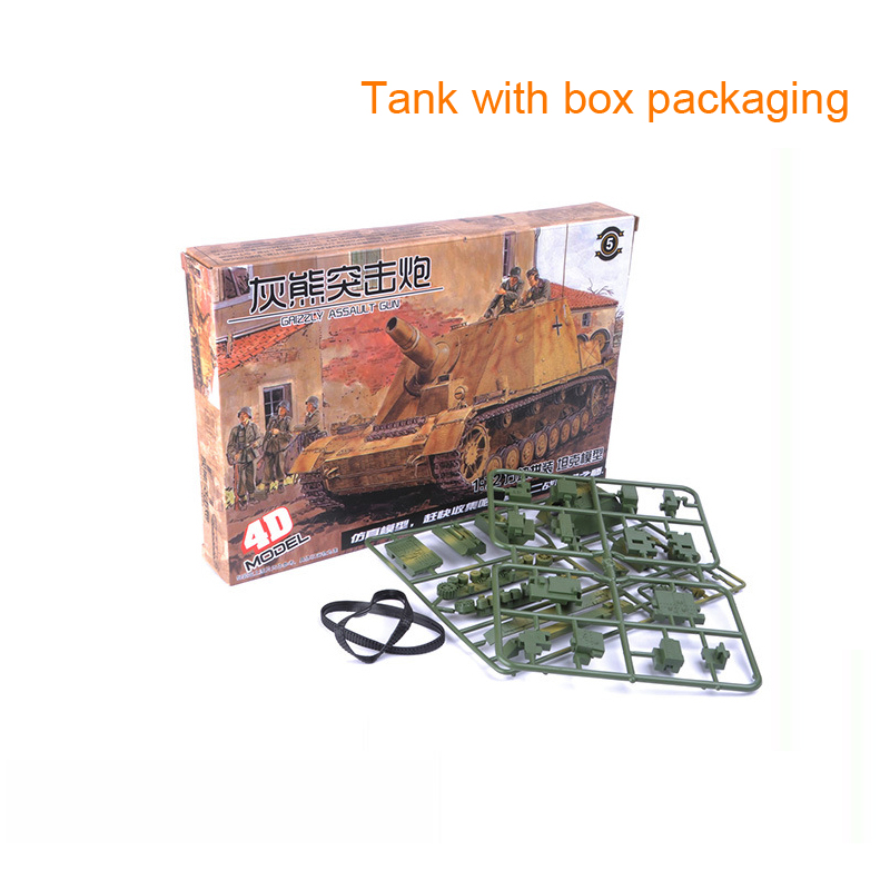 Miniatur Tank Tempur Jerman Sturmpanzer Assault Gun 4D Skala 1 / 72 Bahan Plastik Untuk Koleksi