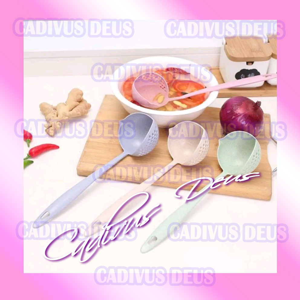 CENTONG SAYUR - SENDOK SAYUR 2IN1 - CENTONG SAYUR POLOS WARNA