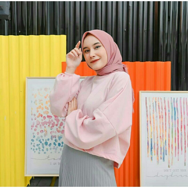 JOVANKA OVERSIZE CROP | CROPTOP OVERSIZE | CROPTOP MURAH | SWEATER OVERSIZE | CROPTOP LILAC