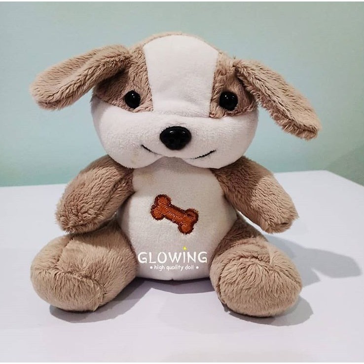 Boneka Anjing Abu Lucu