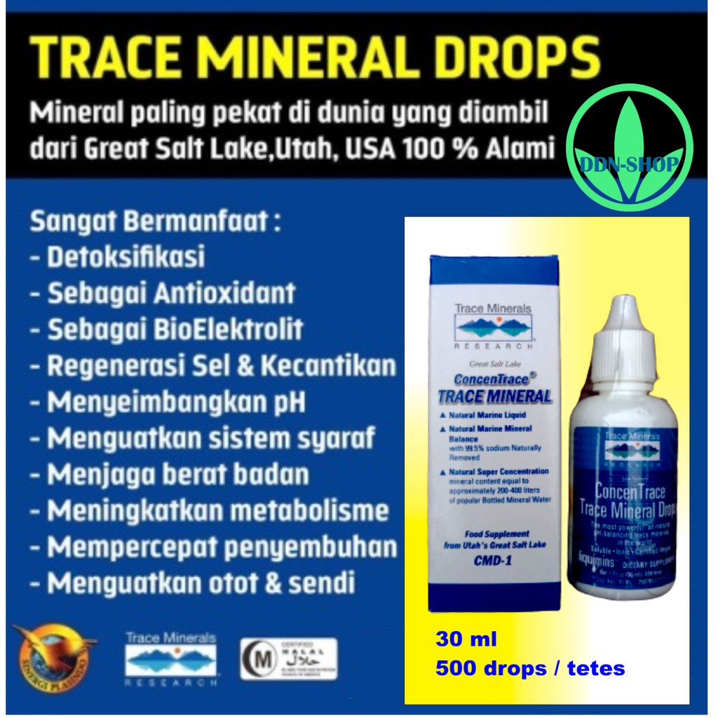 CMD Trace Mineral 15 ml 30 ml 60 ml Original PT Sinergiplasindo Dinamika Impor USA BPOM