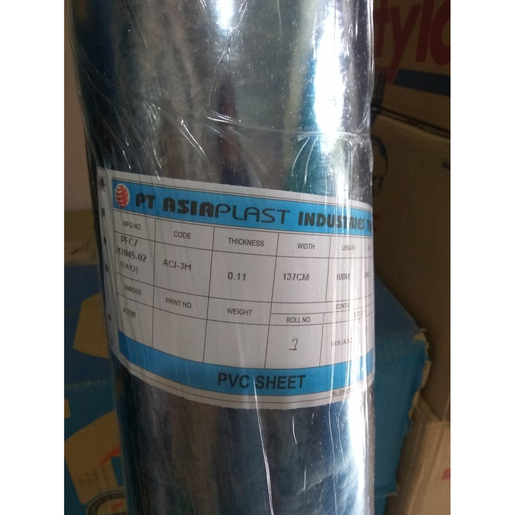 

Plastik Bening Mika PVC Roll Obral