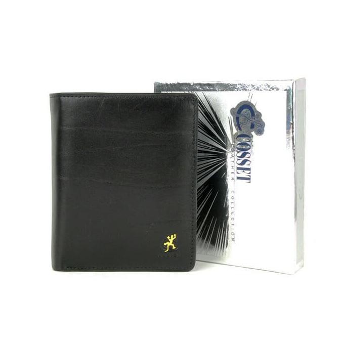 607J Cosset Uk 1423 .345 Hitam Dompet Kulit Pria Asli Import Original Top