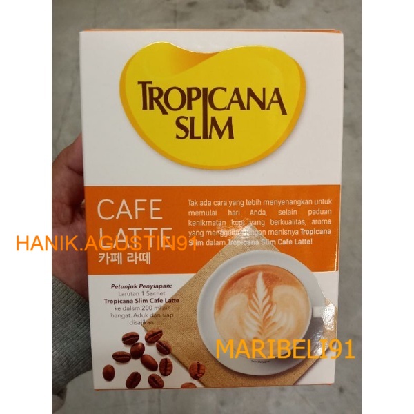 

Tropicana Slim Caffe-Latte 10's maribeli91