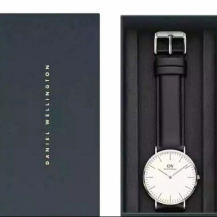 Jam Tangan Pria COD Murah Watch Terbaru Keren Fashion F3X4 JAM TANGAN DW PRIA + FREE BOX KULIT PREMI