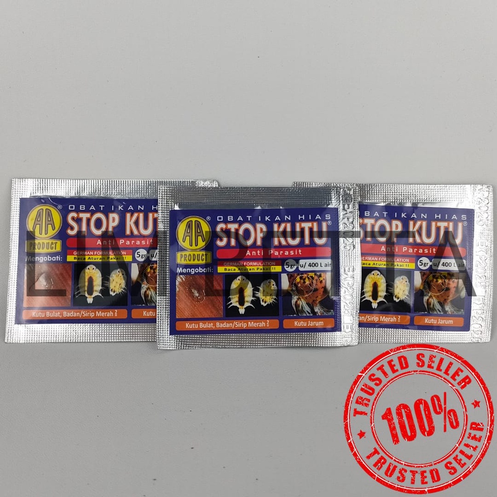 AKARI STOP KUTU 5 GRAM / OBAT KUTU IKAN