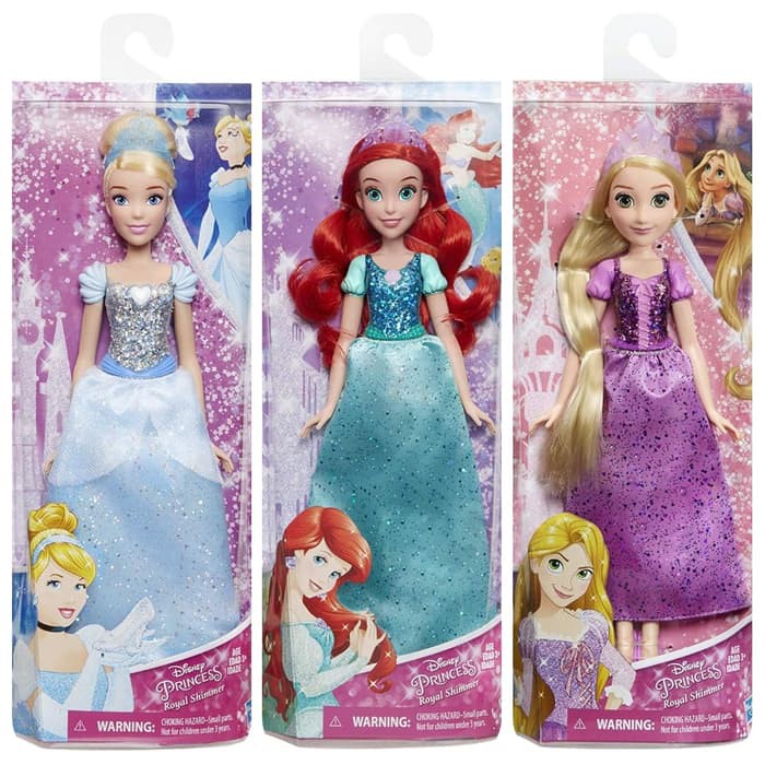 Cinderella Ariel Mermaid Rapunzel Boneka Barbie Disney Princess Limited